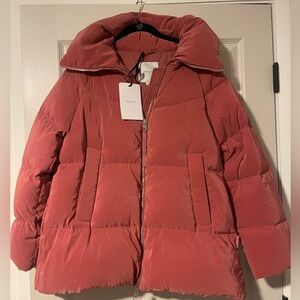 NWT Varley Valencia Down Puffer Coat-Rare Mauvewood color- size small